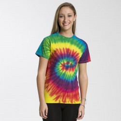 Plain shirt Rainbow Tie-Dye 175 GSM